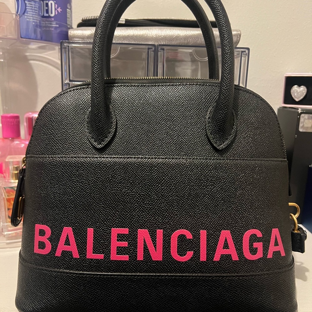 Balenciaga Black and Pink Women's Bag